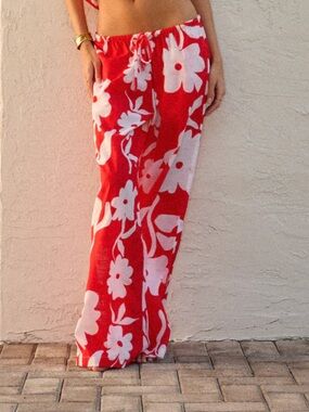 Blanco By Nature Chiara Linen Pant Cherry Blossom Small